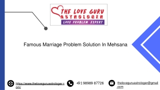 famous marriage problem solution in mehsana