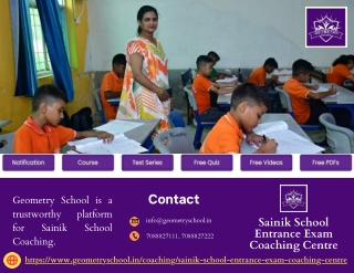 Sainik School Entrance Exam Coaching Centre