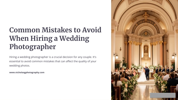 common mistakes to avoid when hiring a wedding