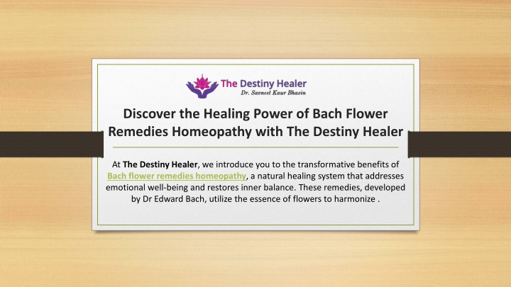 discover the healing power of bach flower remedies homeopathy with the destiny healer