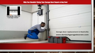 How Prompt Garage Door Maintenance Saves You Time and Money