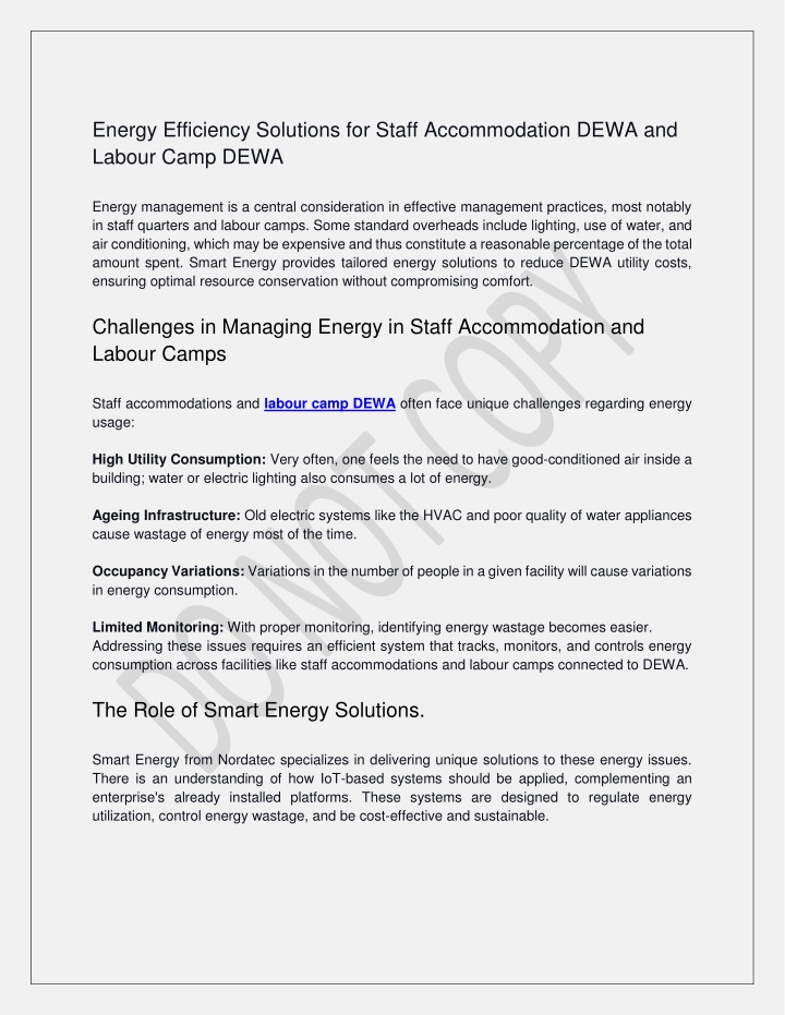 energy efficiency solutions for staff