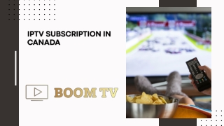 IPTV Subscription In Canada