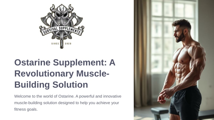 ostarine supplement a revolutionary muscle