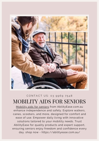 mobility aids for seniors