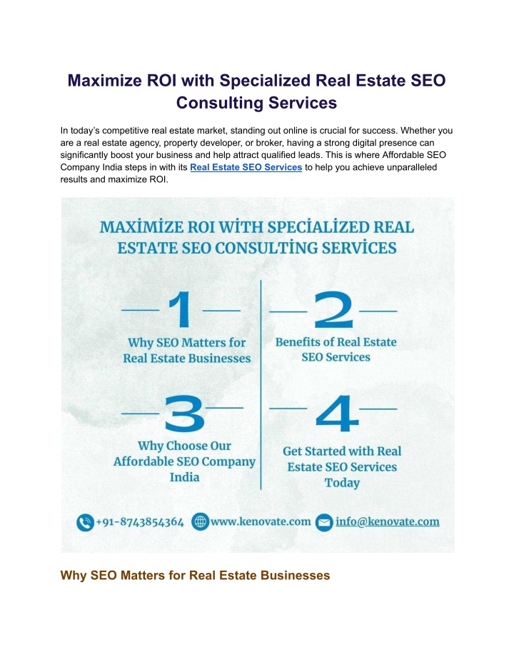 maximize roi with specialized real estate