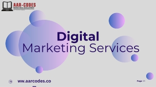 Digital marketing srvices