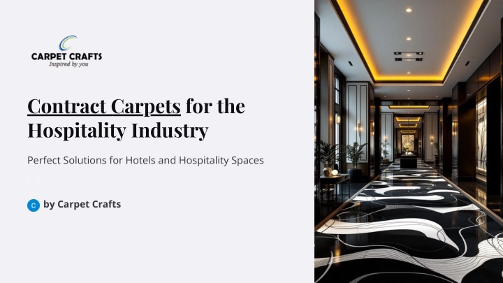 contract carpets for the hospitality industry