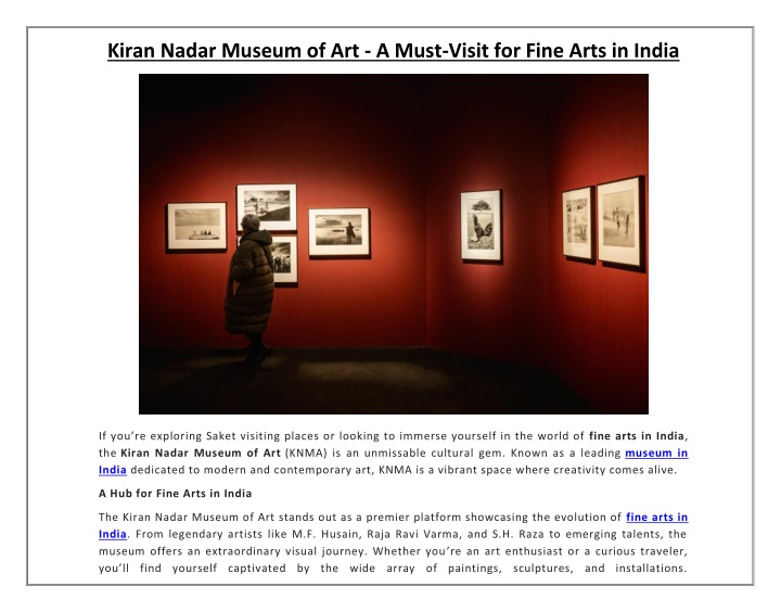 kiran nadar museum of art a must visit for fine