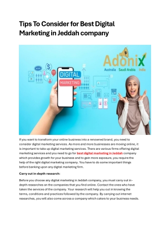 tips to consider for best digital marketing