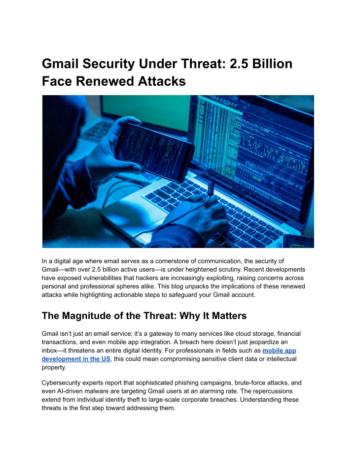 gmail security under threat 2 5 billion face