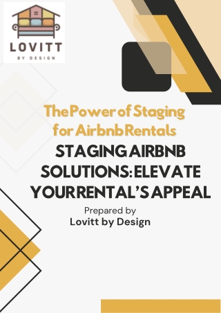 Staging Airbnb Solutions- Elevate Your Rental’s Appeal