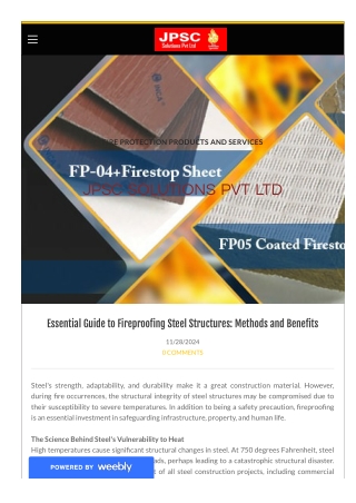 Essential Guide to Fireproofing Steel Structures Methods and Benefits