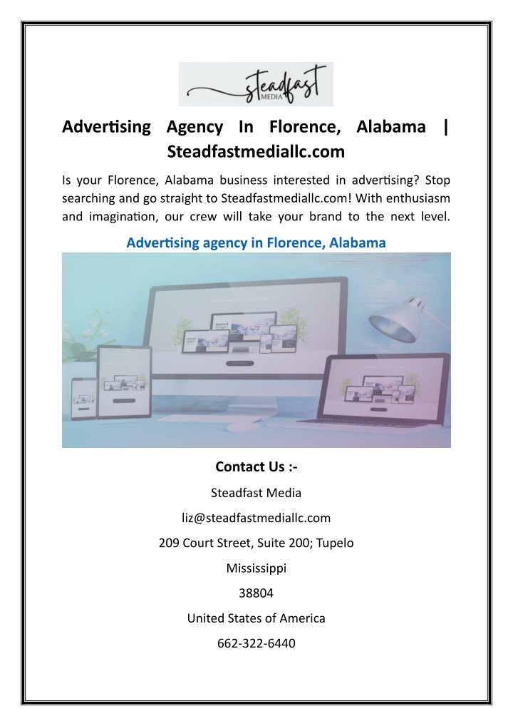 advertising agency in florence alabama