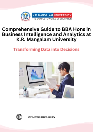 Comprehensive Guide to BBA Hons in Business Intelligence and Analytics at KRM