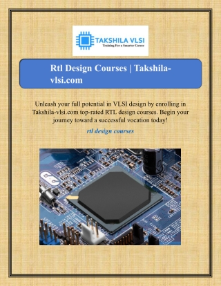 unleash your full potential in vlsi design
