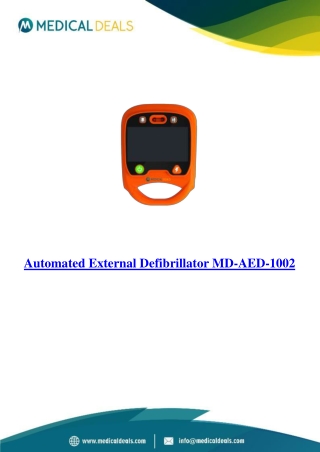 Automated-External-Defibrillator-MD-AED-1002