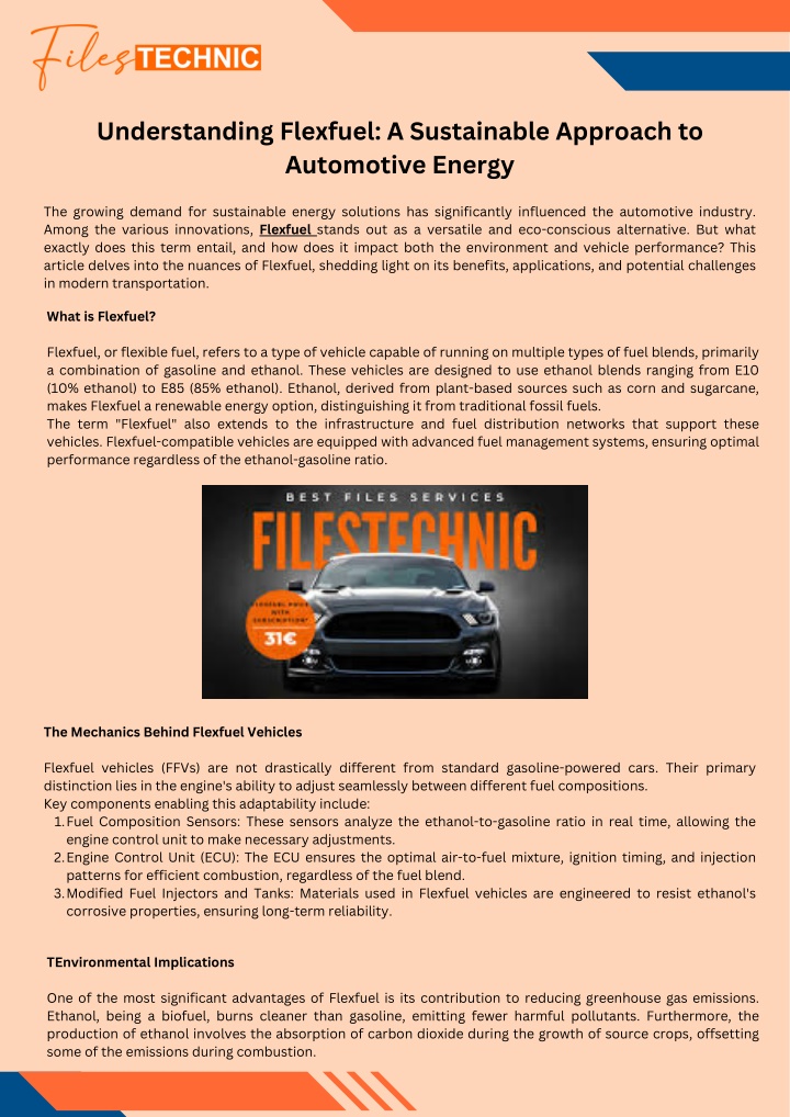 understanding flexfuel a sustainable approach