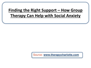 Finding the Right Support – How Group Therapy Can Help with Social Anxiety