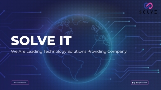 We Are Leading Technology Solutions Providing Company