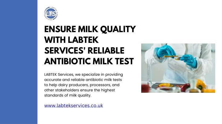 ensure milk quality with labtek services reliable