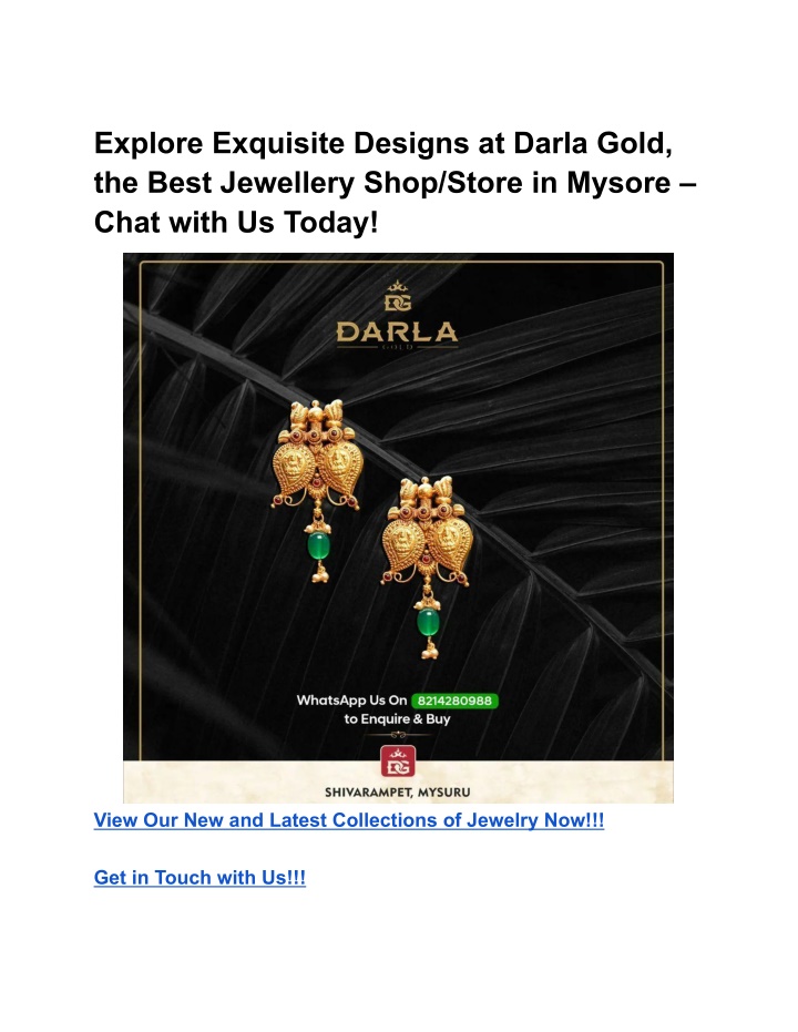 explore exquisite designs at darla gold the best