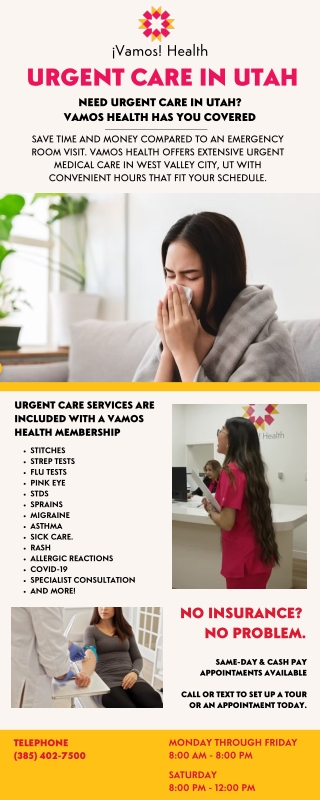 Convenient and Affordable Urgent Healthcare in Utah