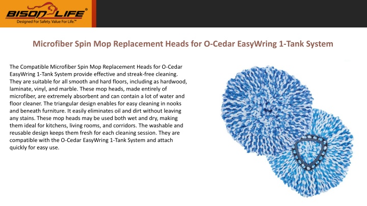 microfiber spin mop replacement heads for o cedar