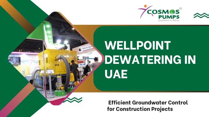 wellpoint dewatering in uae