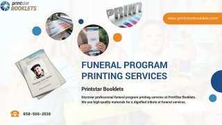 Funeral Program Printing Services