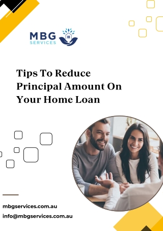 Tips To Reduce Principal Amount On Your Home Loan