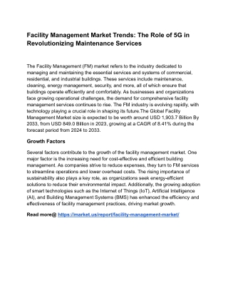 Facility Management Market Trends_ The Role of 5G in Revolutionizing Maintenance Services