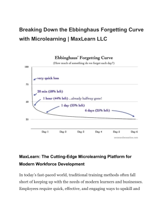 breaking down the ebbinghaus forgetting curve