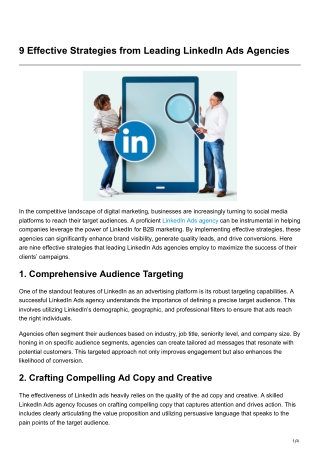 9 effective strategies from leading linkedin