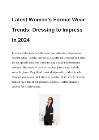 Latest Women’s Formal Wear Trends_ Dressing to Impress in 2024