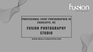 Professional Event Photographer in Charlotte, NC - Fusion Photography Studio