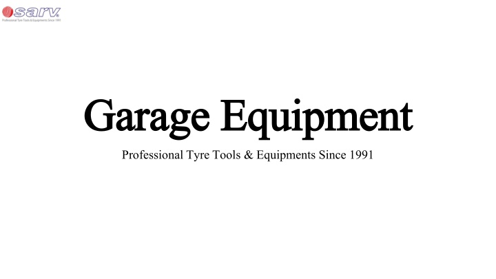 garage equipment