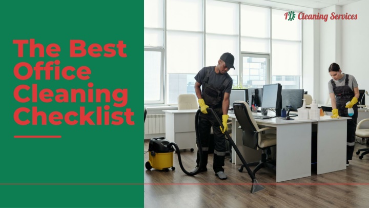 PPT The Best Office Cleaning Checklist PowerPoint Presentation Free