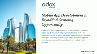 Leading mobile app development Saudi Arabia