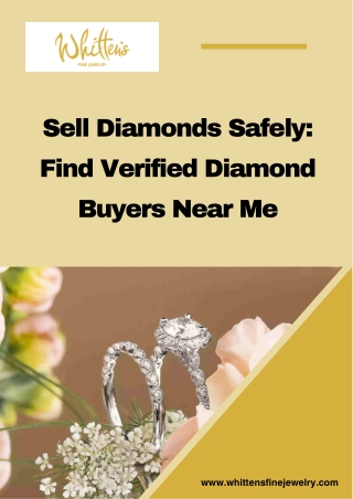 Sell Diamonds Safely Find Verified Diamond Buyers Near Me