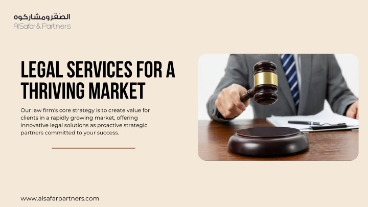 legal services for a thriving market our law firm