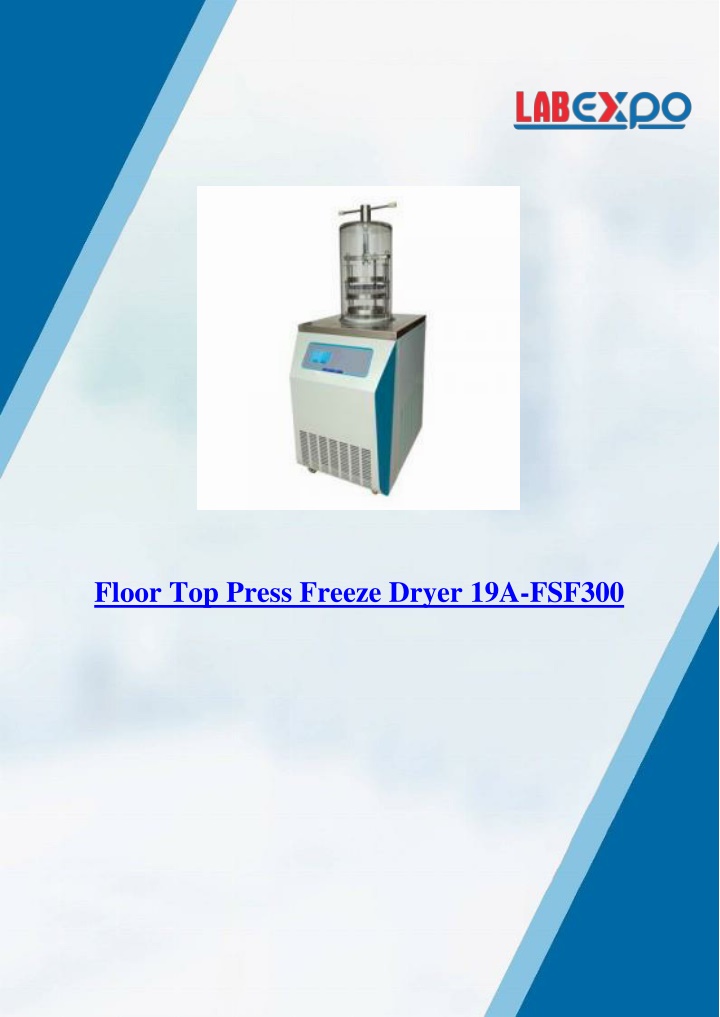 floor top press freeze dryer 19a fsf300