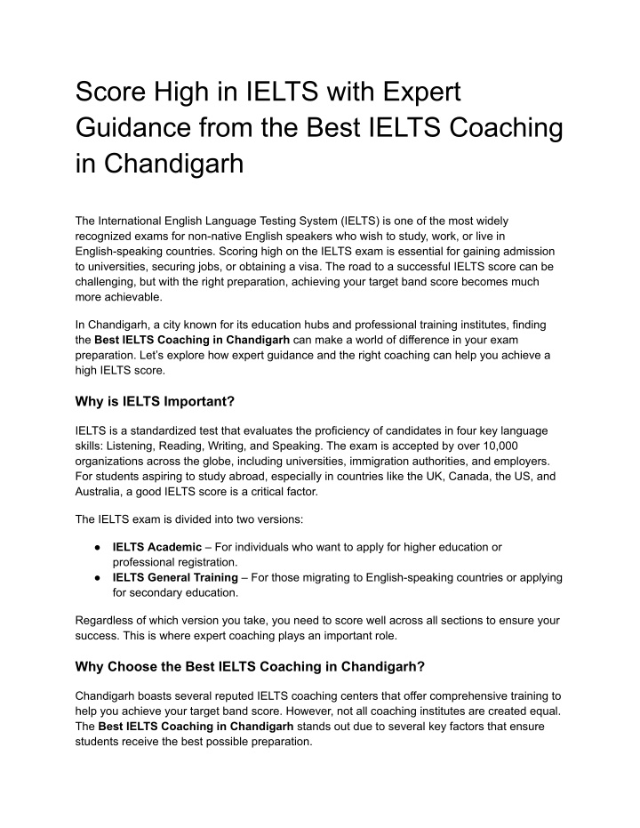 score high in ielts with expert guidance from