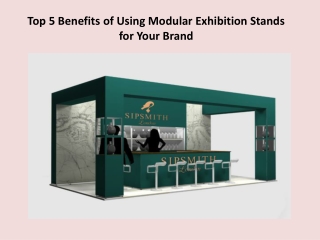 Top 5 Benefits of Using Modular Exhibition Stands for Your Brand