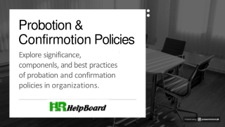 Probation and Confirmation Policy