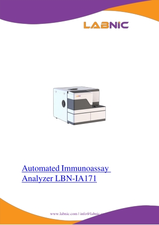 automated immunoassay analyzer lbn ia171