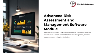 advanced risk assessment and management software