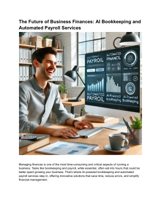 the future of business finances ai bookkeeping