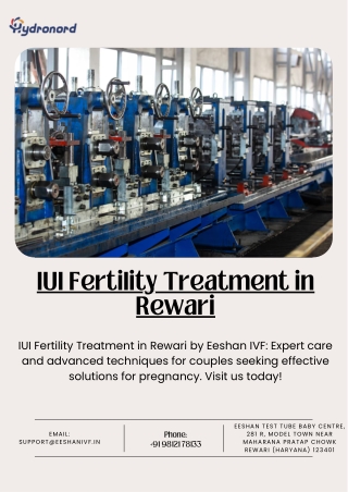 IUI Fertility Treatment in Rewari - Expert Care at Eeshan IVF Hospital