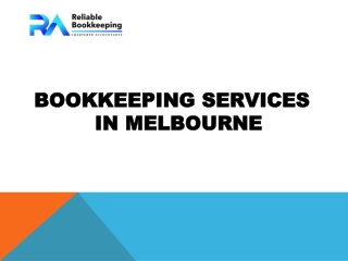 Reliable Bookkeeping Services in Melbourne